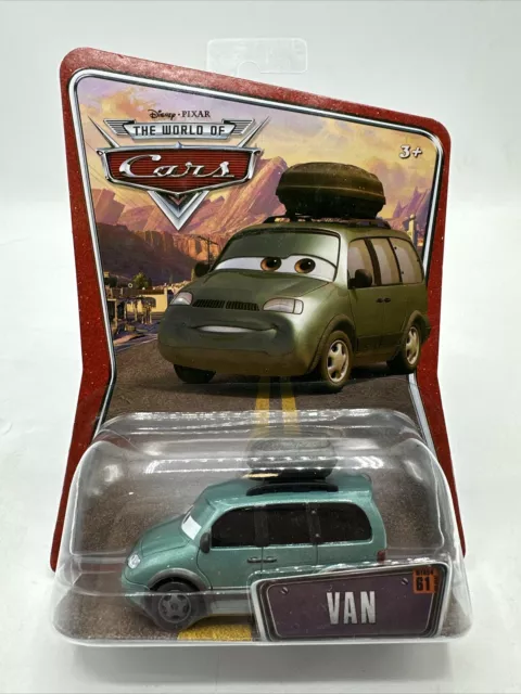 Disney Pixar World Of Cars Van 1:55 Diecast New Sealed 2007 Mattel