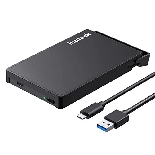 Inateck 25 Pouces Boîtier de Disque Dur de USB C pour HDD/SSD 95mm/7mm de 25 ...