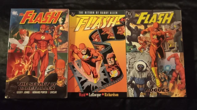 THE FLASH Secret of Barry Allen The Return of Barry Allen and Rogues 3 TPB Lot