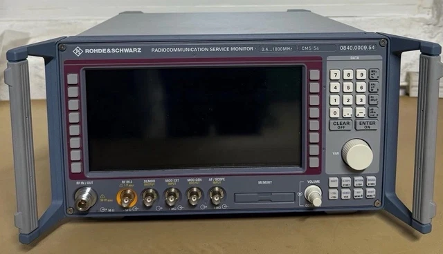 ROHDE & SCHWARZ Radiocommunication Service Monitor Cms 54 EUR 2.956,00 ...