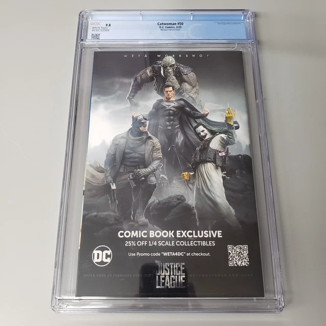 Catwoman #50 CGC 9.8 David Marquez Batman Spawn Variant Cover DC Comics 2022 2