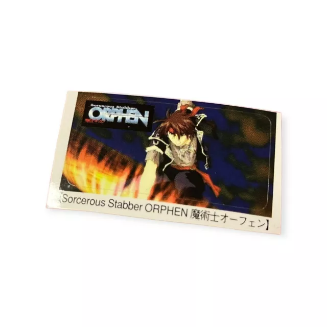 Sony PlayStation 2 PS2 Orphen: Scion of Sorcery Vintage Memory Card Sticker
