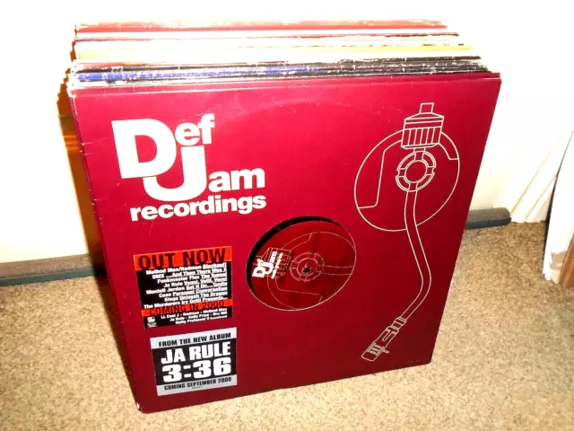 45 x Hip Hop Vinyl Record Collection..     80's - 90's    12" JOBLOT..PHOTOS