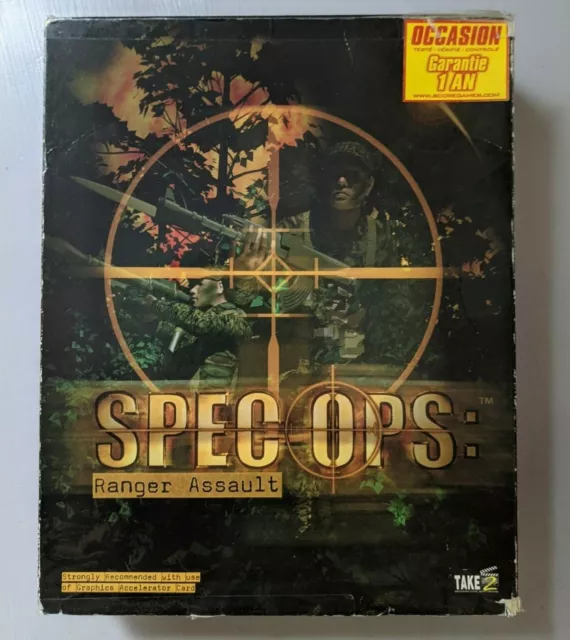 Spec Ops: Rangers Assault (1998, PC Windows), big box EU, bon état