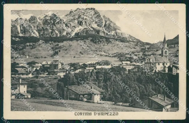 Belluno Cortina d'Ampezzo cartolina VK4295