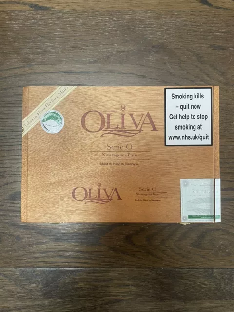 Oliva Serie O Double Toro Cigar Box - Empty