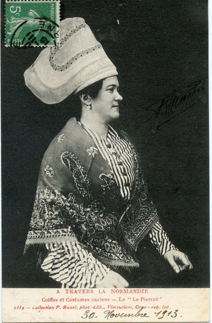 Cpa / Orne / A Travers La Normandie Coiffes Et Costumes Anciens / Le Pierrot