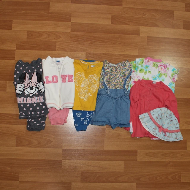 Lovely Baby Bundle Clothes 12-18 months T-shirt, Matching Outfits, Cardigan, Hat