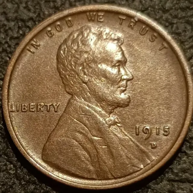 1915 D Lincoln Wheat Cent Penny 1c BU BN Uncirculated P2469