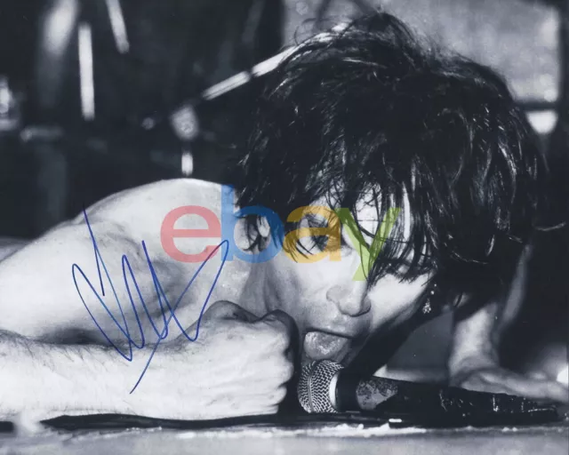 LUX INTERIOR SIGNED THE CRAMPS 8X10 PHOTO AUTOGRAPH reprint