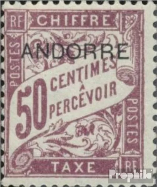 Briefmarken Andorra - Französische Post 1931 Mi P4 postfrisch