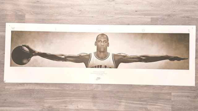 Basketball Player Poster Michael Jordan Wings Jordan Wings Framed