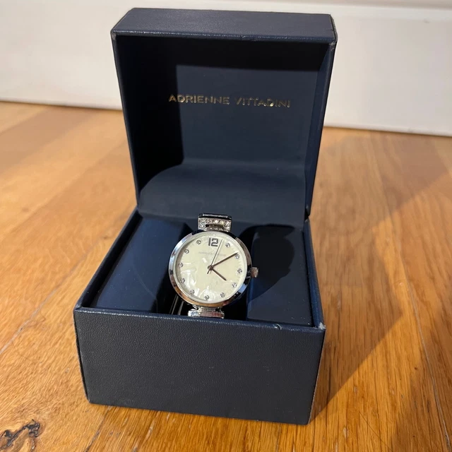 Adrienne vittadini watches clearance genuine diamond collection