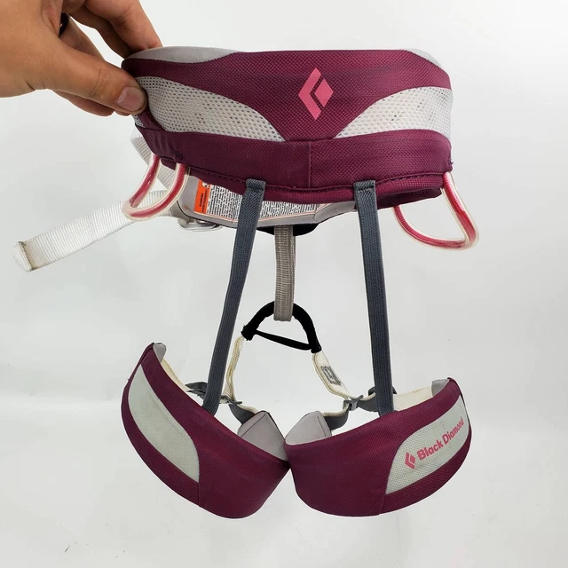 Black Diamond Rock Climbing Harness Type C Purple White Outdoor Sport M10627A
