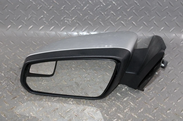 13-14 Mustang Ingot Silver Driver Side Left LH Power Door Mirror Spotter Glass