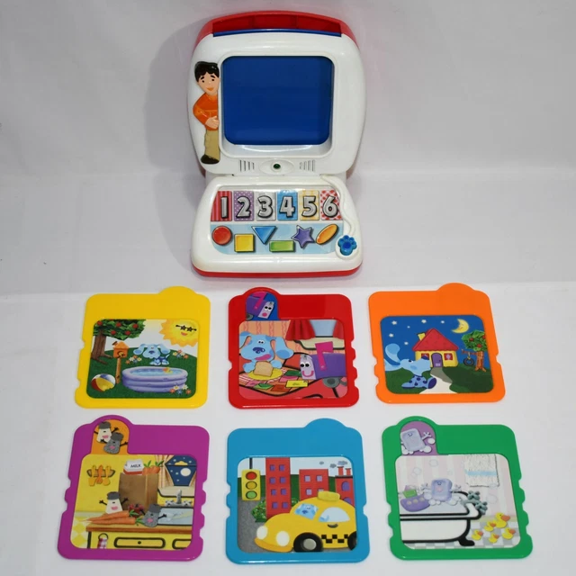 BLUES CLUES LEARNING Interactive Talking Computer 6 Double Sided Floppy ...