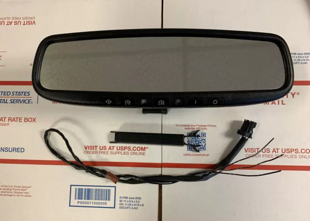 Nissan Altima Rear View Mirror With Automatic Dimming And Homelink. Oem