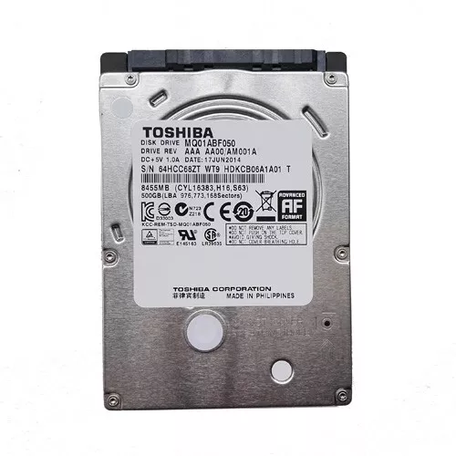 Toshiba 500GB MQ01ABF050 5400RPM SATA 2.5" Laptop HDD Hard Disk Drive -7mm