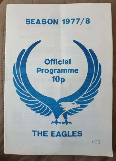 Bedford Town v Dartford                 Southern League 10th December 1977