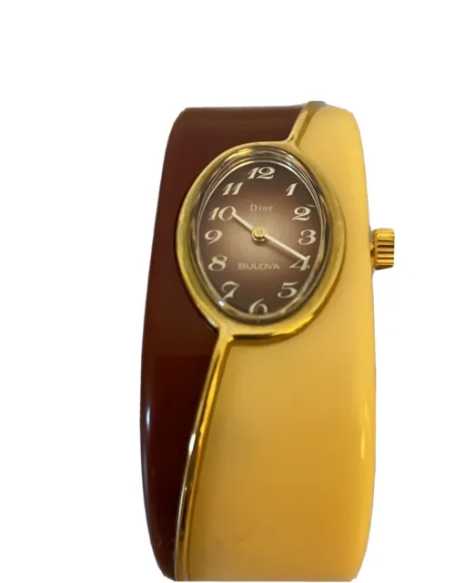 Womens Bakelite Mechanical Watch Christian Dior/Bulova