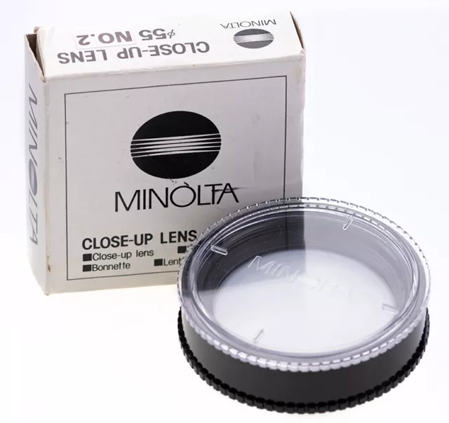 Achromatique Minolta 55 MM Fermer Haut Lentille No.1 État (Lentille Proche) /