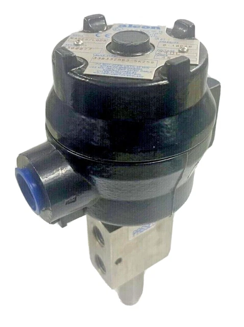 ALCON 33B33Z5B3-5K259 ATEX SS solenoid valve 3/2 NC 1/4" NPT 24V DC 0-10 bar