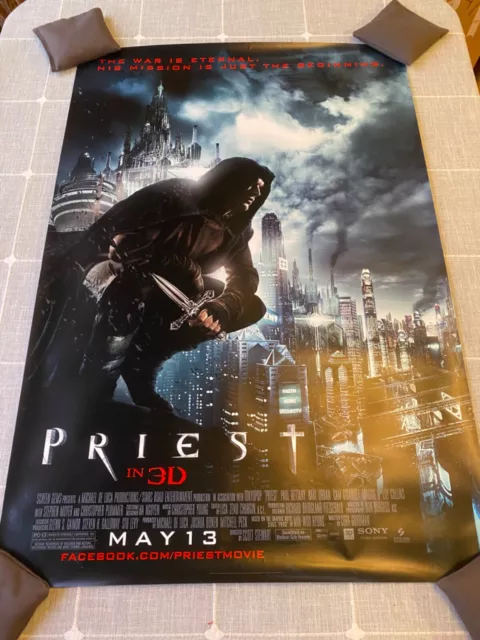 Priest 40” by 27” 2011 Double Sided Poster One Sheet #74