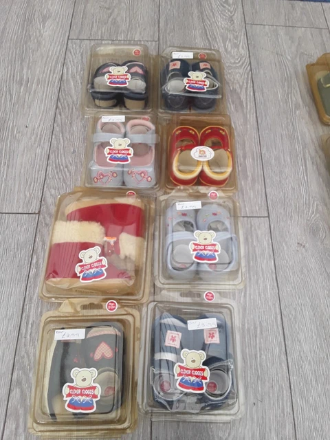 Joblot8 Of Baby Shoes 12-18 Months