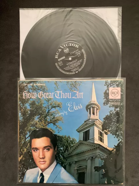 1x Originale Deutsche Elvis Presley - How Great Thou Art LSP 3758 1967