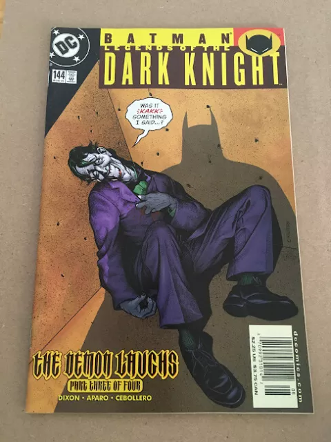 Batman Legends Of The Dark Knight # 144 Vf Newsstand Copy Dc Comics 2001