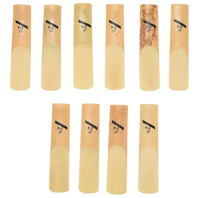 Anches De Saxophone Saxo Alto 10Pcs Anche Alto Classique pour Saxophone Riyin T3