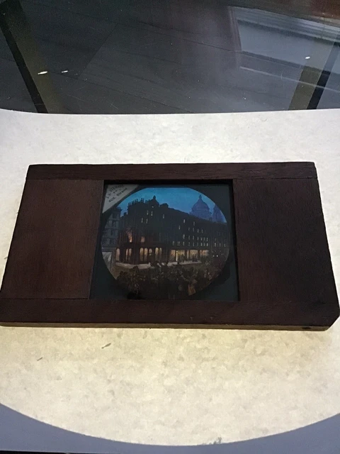 Victorian J.h. Steward Wooden Cased Magic Lantern Slide L@@k