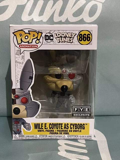 Funko Pop Wile E. Coyote as Cyborg #866 FYE Exclusive
