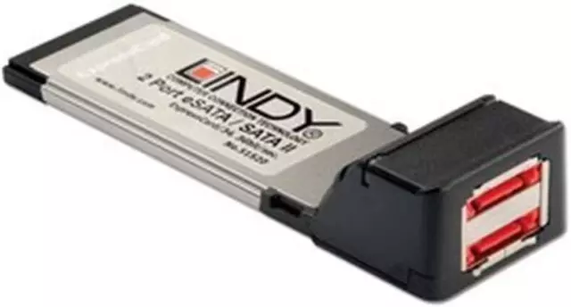 LINDY eSATA II Card - 2 Port. ExpressCard/34