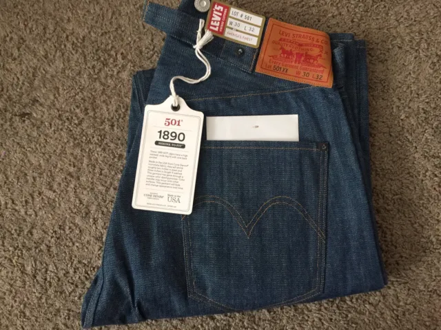 Levi's LVC 1955 501 XX Selvedge Jeans Made In Japan 36X34 NWT RT$265 0066