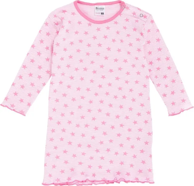 Camicia da notte - Rosa - stella - bambino - ragazza - 100% cotone