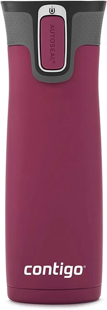 Contigo AUTOSEAL West Loop Vacuum-Insulated Stainless Steel Travel Mug, 20 Oz...