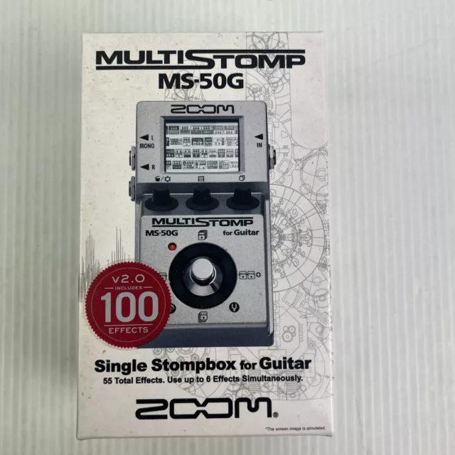 Zoom Multistomp MS-50G Single Stompbox Effects Pedal