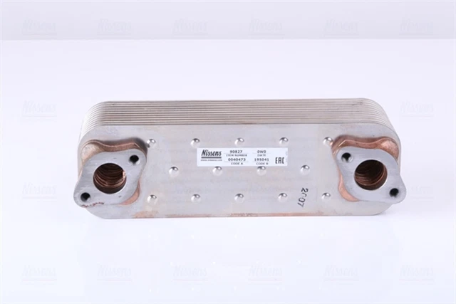 Nissens radiatore olio motore 90827 alluminio per MAN TGA TGX 1 TGGS