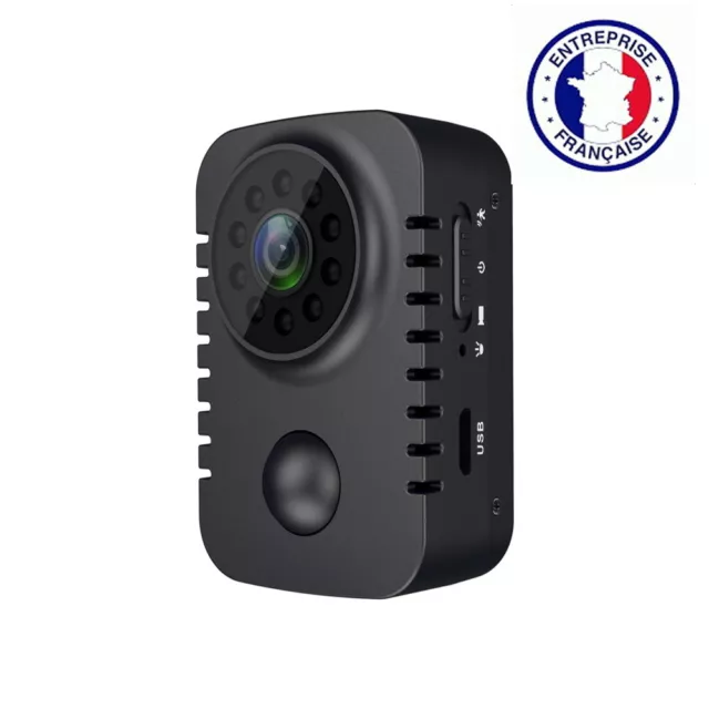 Mini Micro Caméra Espion Vision Nocturne Infrarouge Invisible Autonome 3 Mois