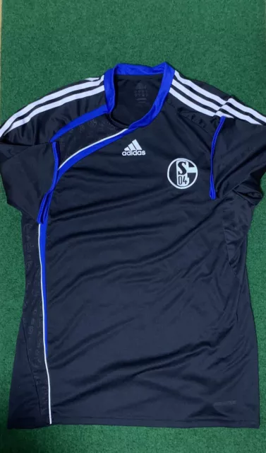 Adidas Fc Schalke 2009/10 Auswärtstrikot Grösse L Formotion / Ohne Sponsor