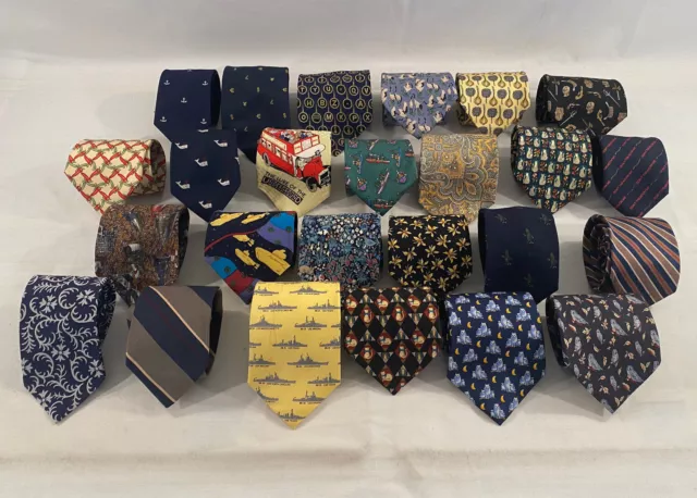 YOUR CHOICE Silk & Silk Blend Men's Ties Various Brands & Patterns