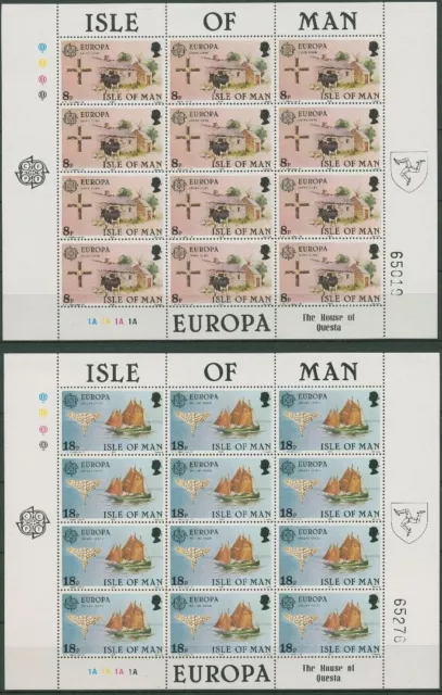 Isle of Man 1981 Europa CEPT Folklore 187/88 Bogen postfrisch (C90659)