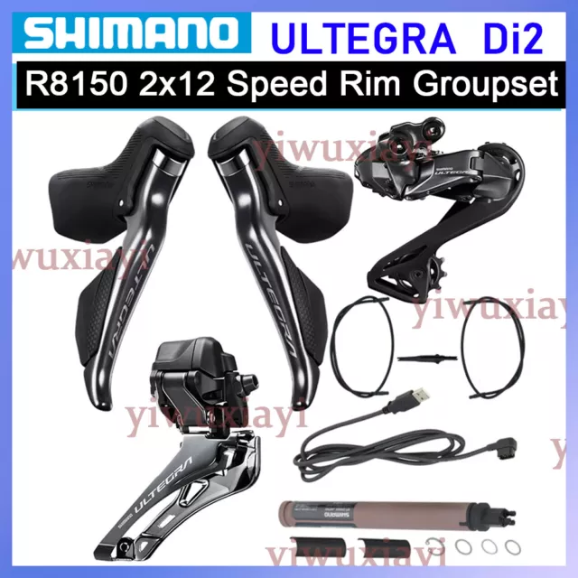 Shimano ULTEGRA Di2 R8150 2x12 Speed Groupset Road Rim Brake Groupset V-Brake