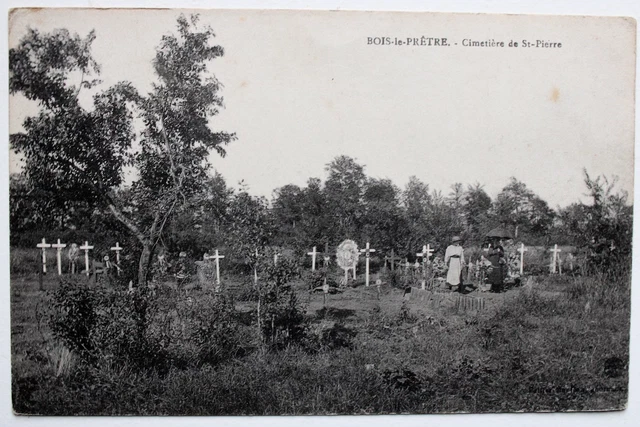 cpa Military Cemetery of Saint-Pierre Bois le Priest War 14-18