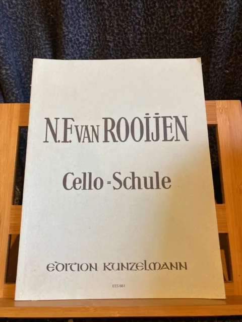 N.F. van Rooijen Cello Schule méthode partition violoncelle Kunzelmann EES 661