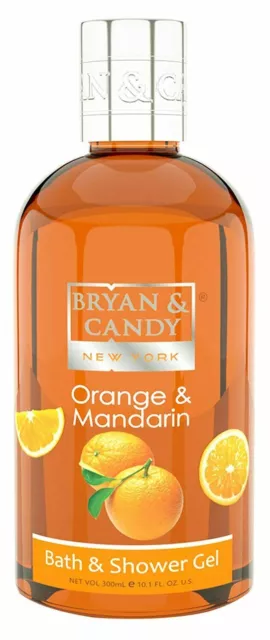 Bryan & Candy New York Orange and Mandarin Shower Gel Soft Supple Skin 300 ml