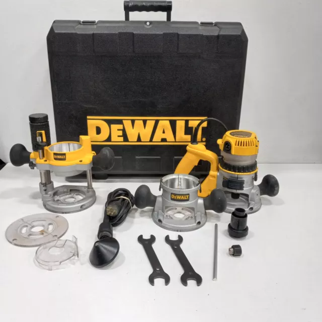 DeWALT 3 Base Router Kit DW618B3 In Case