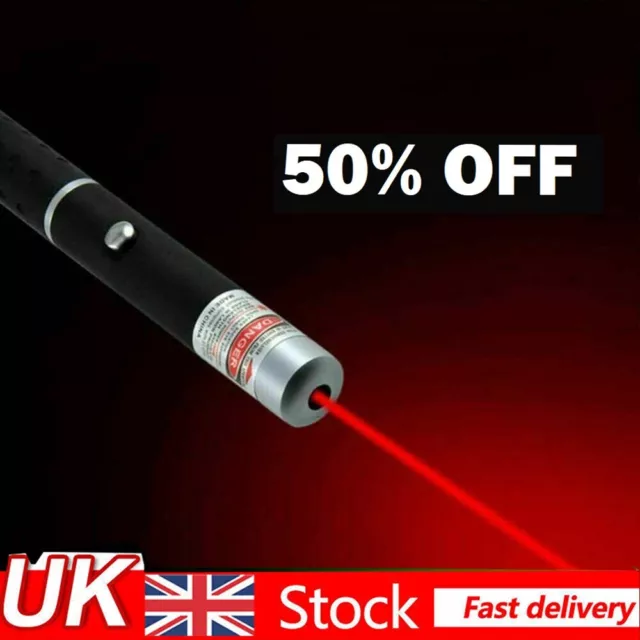 50miles Laser Red Pen Pointer 1mw Powerful Lazer Professional Beam Pet Dog Cat