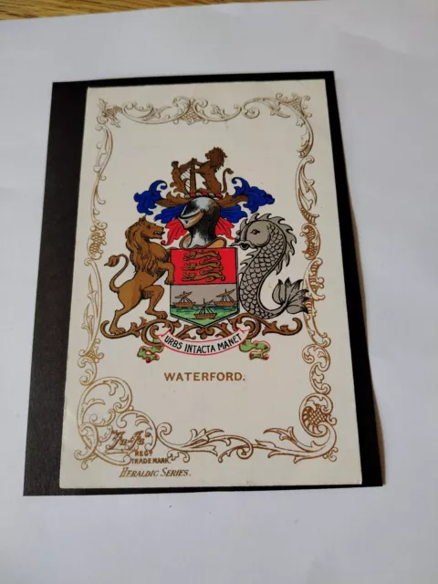 Waterford Wappen JAJA Heraldic Serie UK Postkarte X 1 unpostet